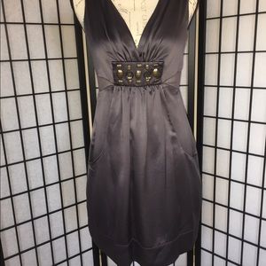 BCBG generation charcoal gray dress